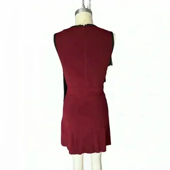 Sandro Fringe Trim Cocktail Dress, Size  S - Picture 4 of 6